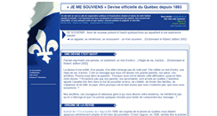 Desktop Screenshot of jemesouviens.info