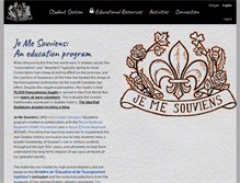 Tablet Screenshot of jemesouviens.org